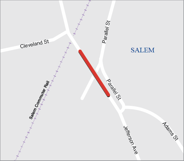 Salem: Bridge Replacement, S-01-024, Jefferson Avenue over Parallel Street